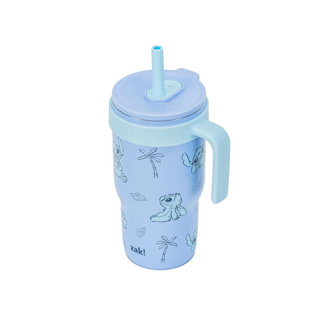 18oz Stitch Kids Straw Handle Tumbler