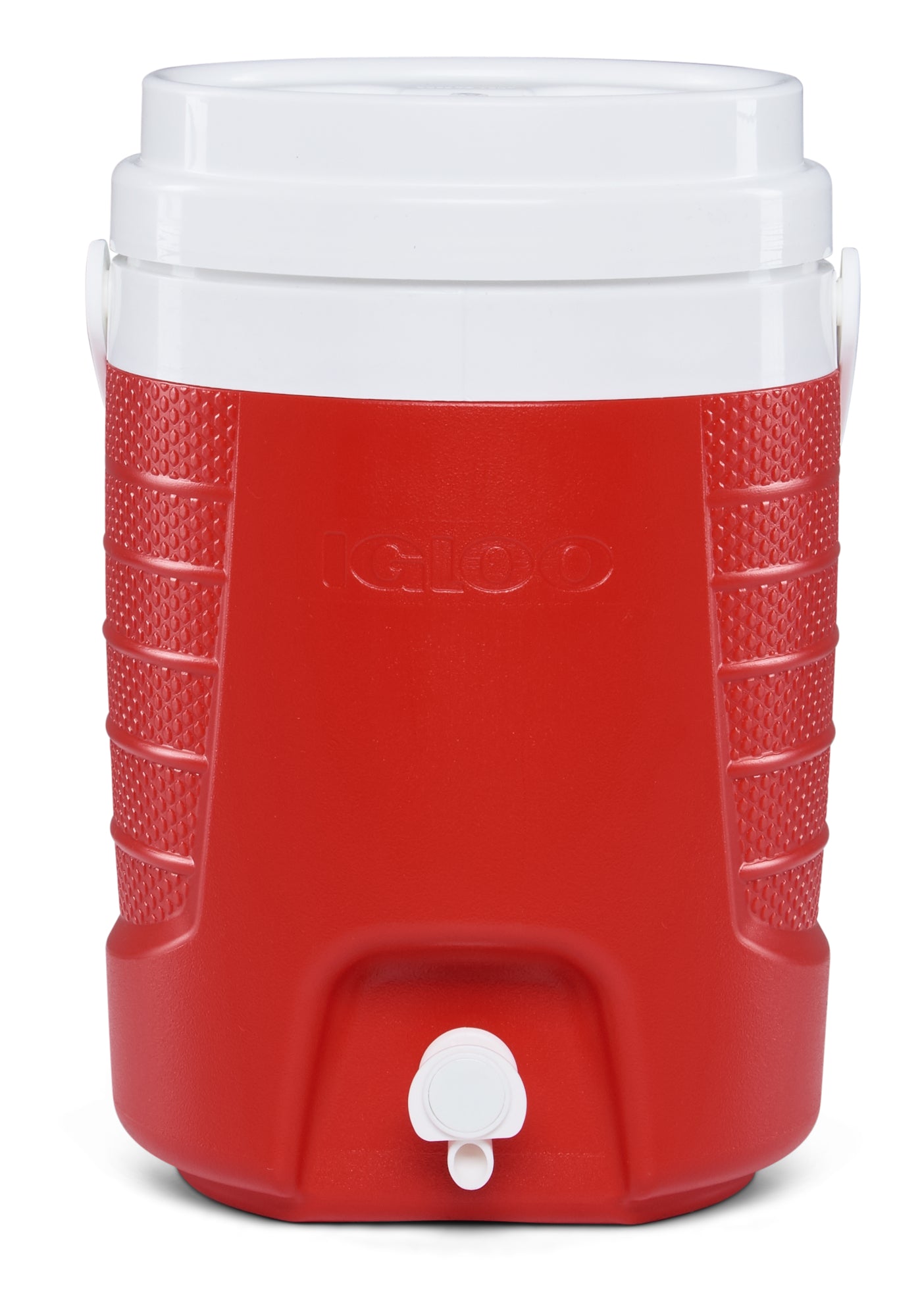(2 pack) Igloo 2- Gallon Sport Beverage Jug with Hooks- Red