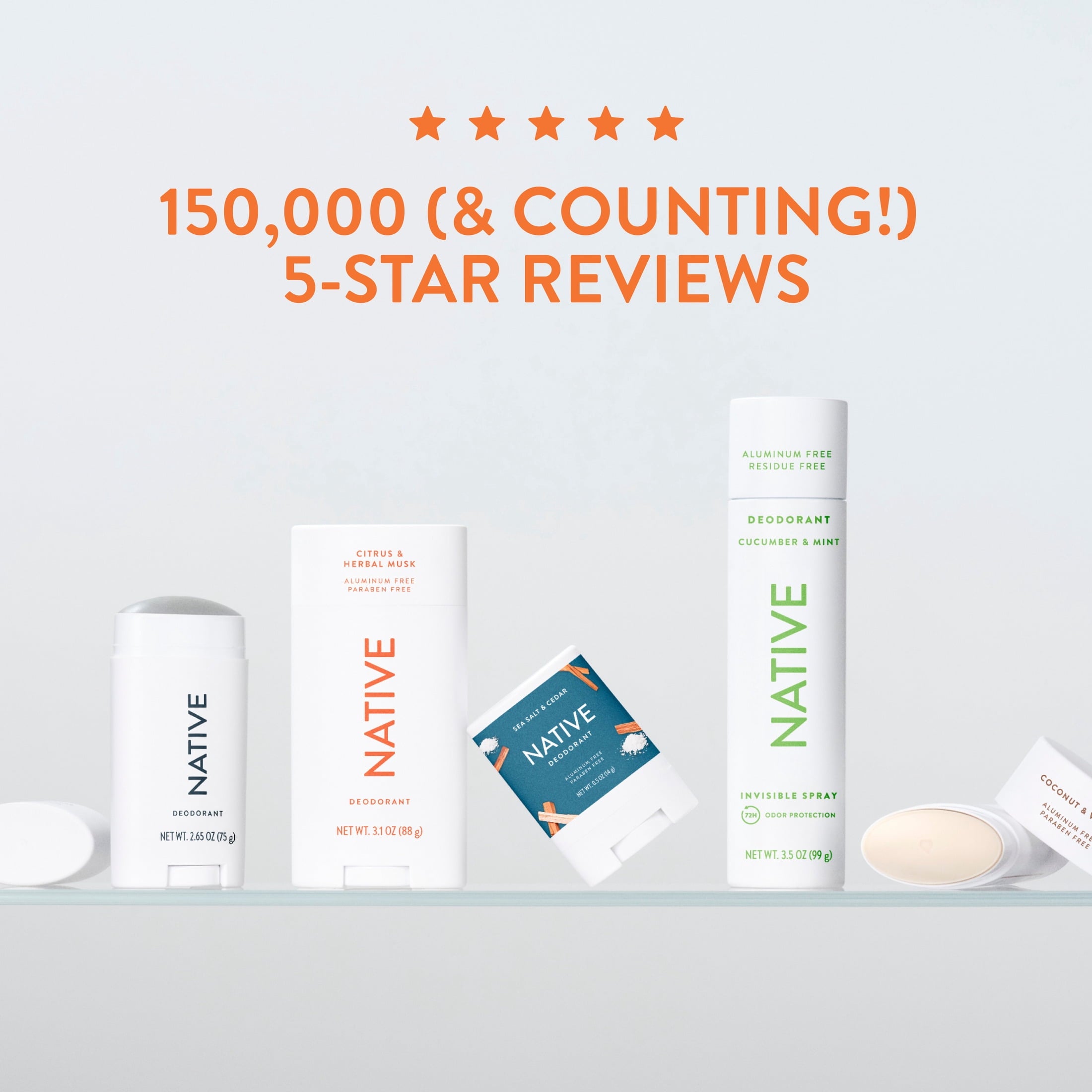 Aluminum Free Deodorant Spray For Women, 72 Hour Deodorant Spray, Sweet Peach &amp; Nectar, 3.5oz