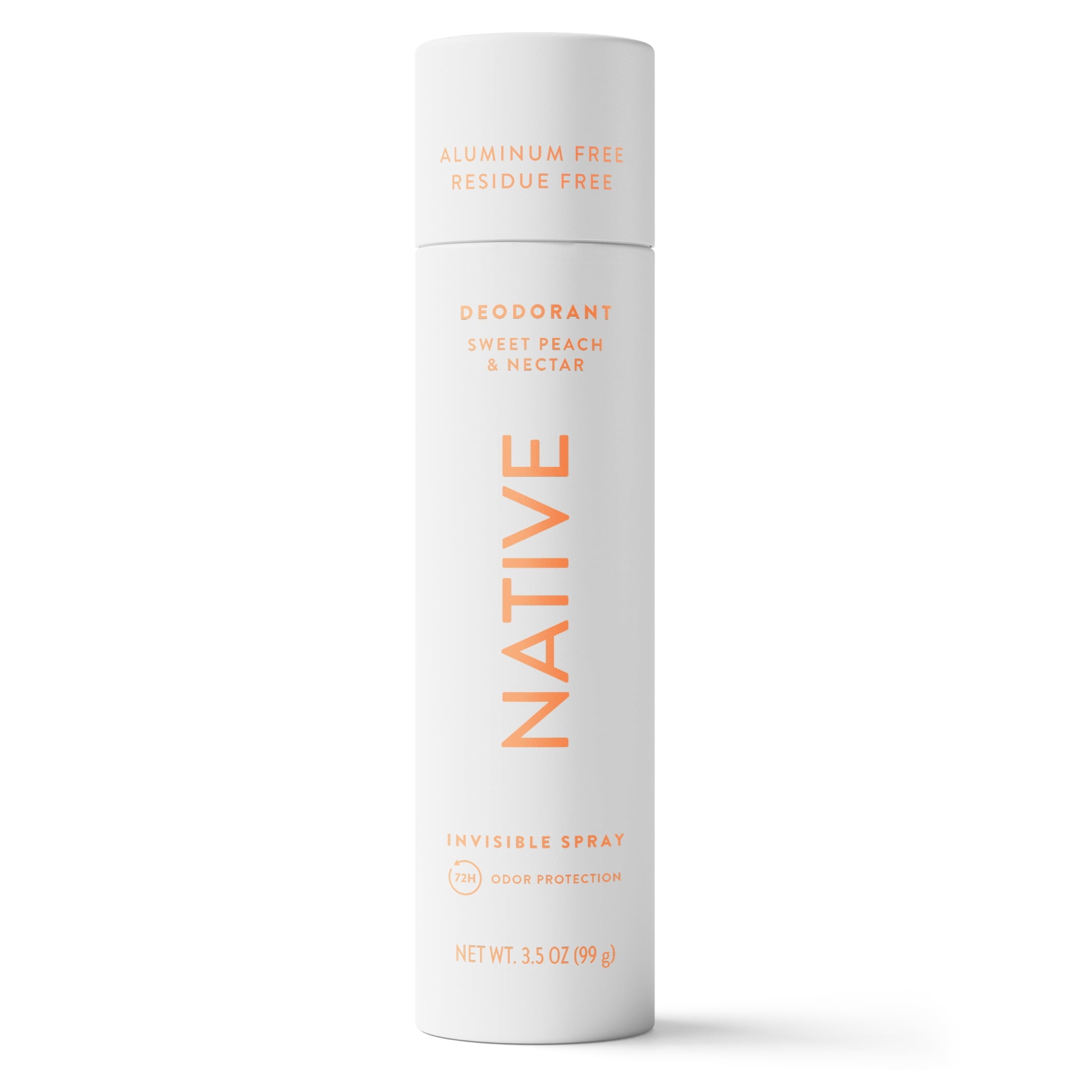 Aluminum Free Deodorant Spray For Women, 72 Hour Deodorant Spray, Sweet Peach &amp; Nectar, 3.5oz