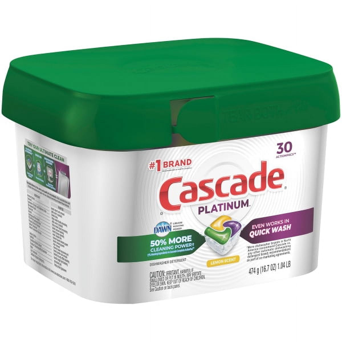 ® Platinum™ ActionPacs™ Dishwasher Detergent Pods, Fresh Scent, Pack Of 30