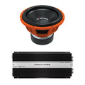 Car Audio 15" 2Ohm Subwoofer STU-1546-D2&Monoblock Amp Package New