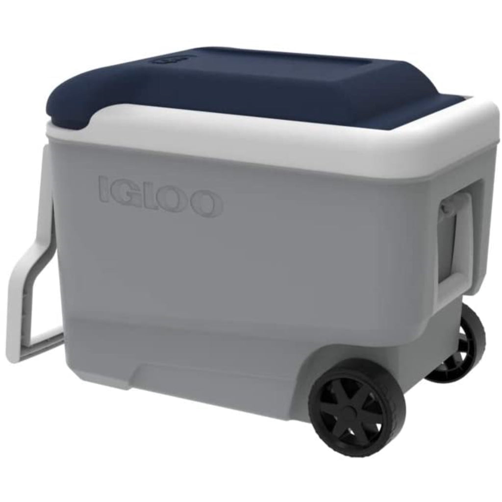 MaxCold 40 Qt. Roller Cooler, Ash Gray &amp; Aegean Sea