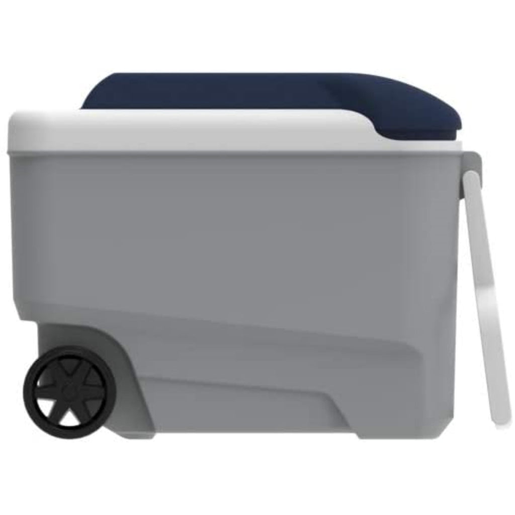 MaxCold 40 Qt. Roller Cooler, Ash Gray &amp; Aegean Sea