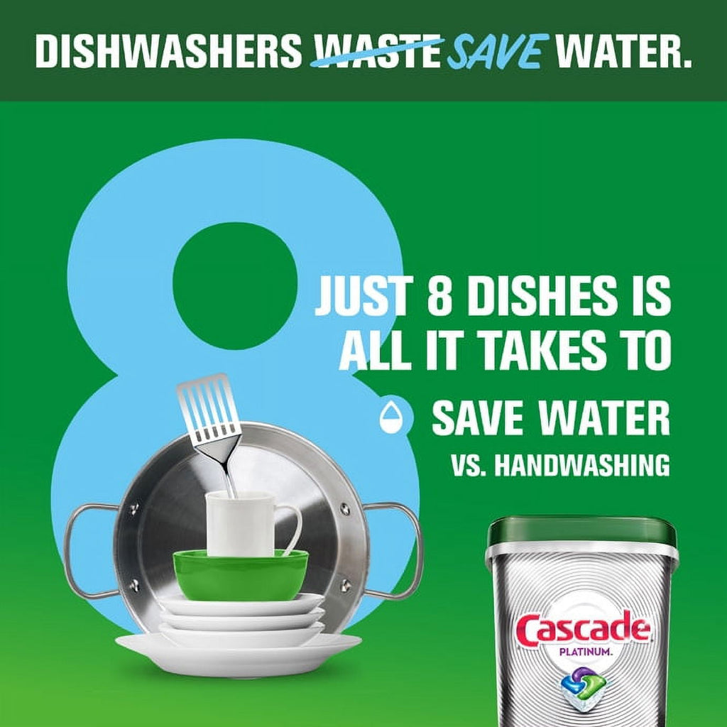 Original Dishwasher Pods, ActionPacs Dishwasher Detergent Tabs, Fresh Scent, 37 Ct