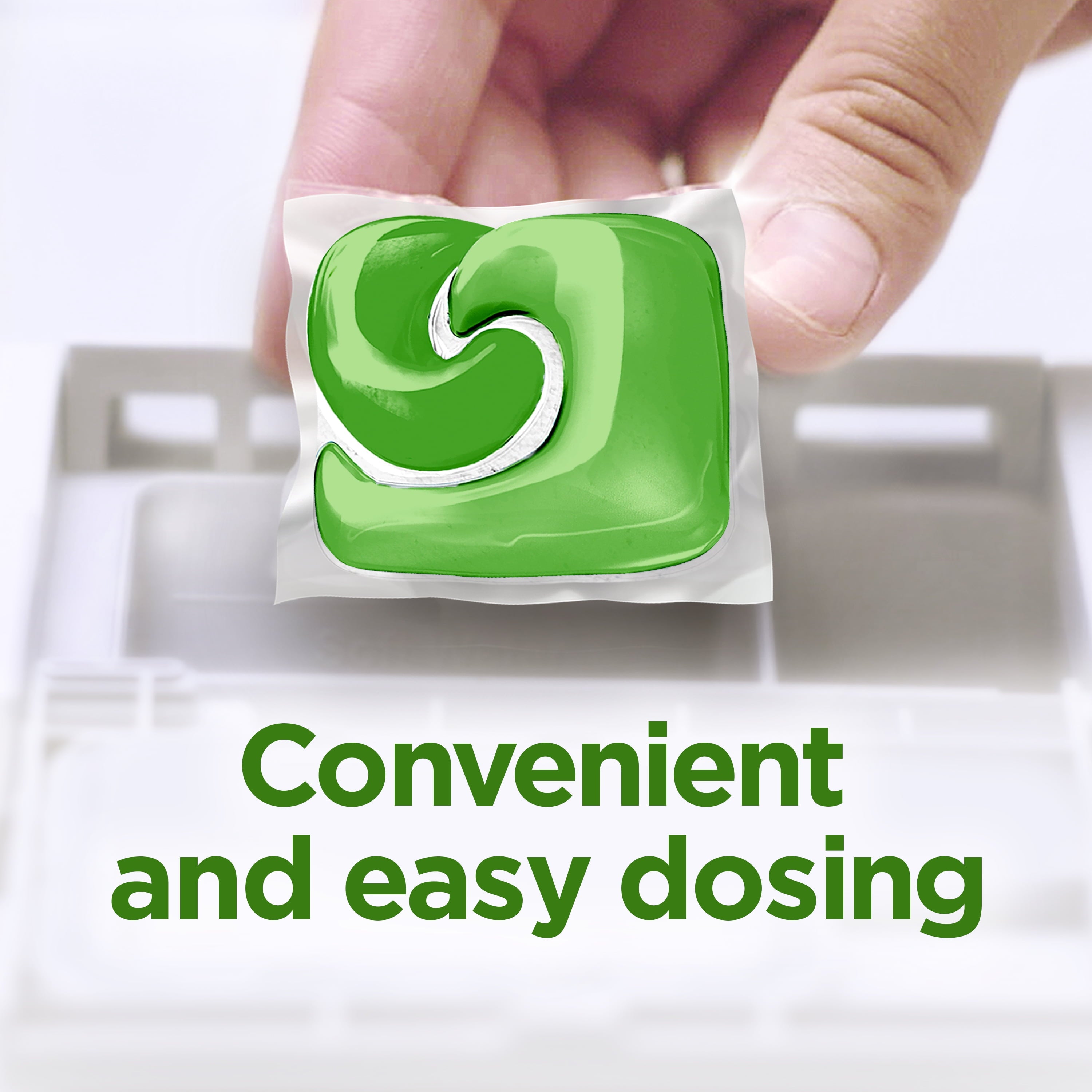Original Dishwasher Pods, ActionPacs Dishwasher Detergent Tabs, Fresh Scent, 37 Ct