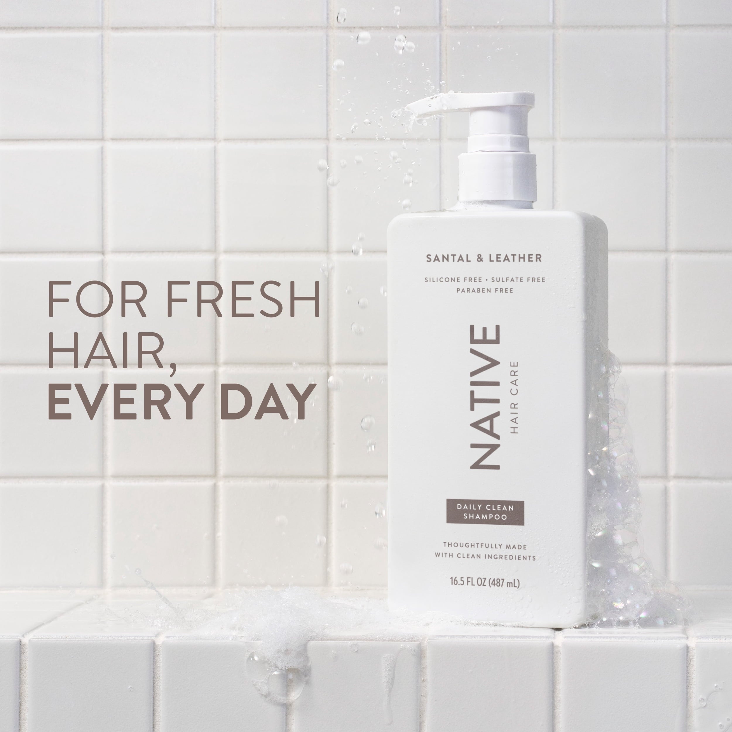 Santal &amp; Leather Shampoo 16.5 fl oz