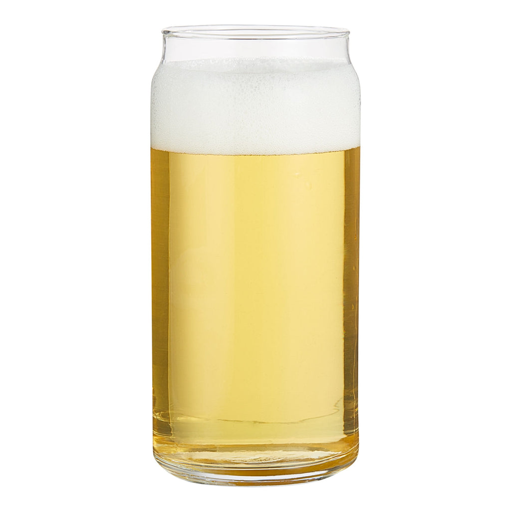 Glass 20oz Clear Drinkware Glass Can Shaped