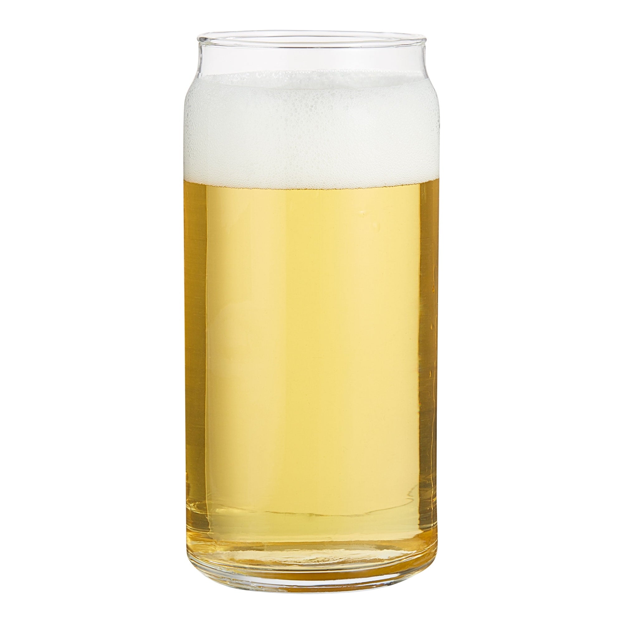 Glass 20oz Clear Drinkware Glass Can Shaped