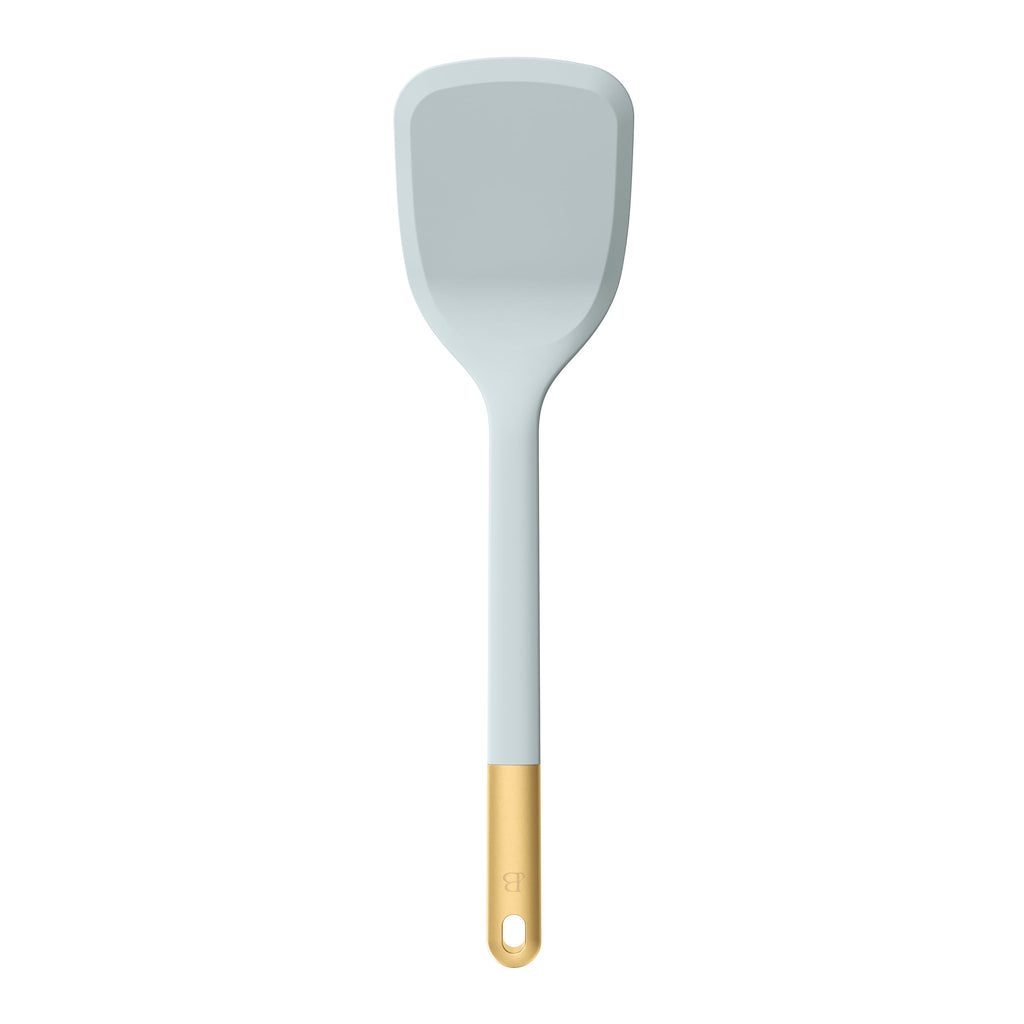 3-Piece Silicone Kitchen Utensil Tool Set, Porcini Taupe by Drew Barrymore