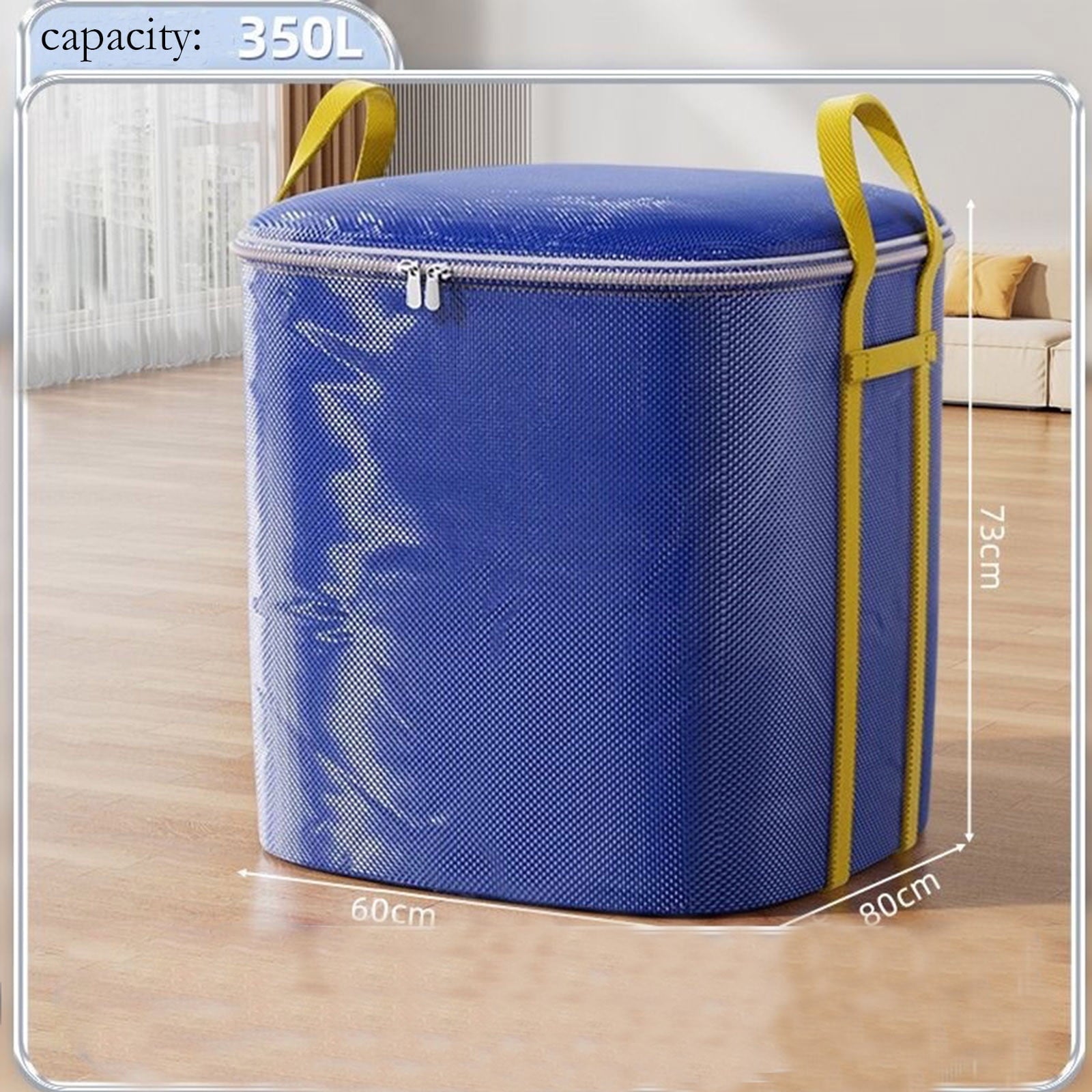 350L Capacity Storage Bins with Lids