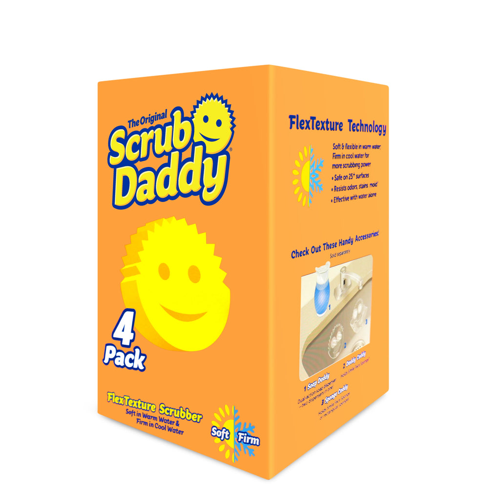 Original Non-Scratch Cleaning Sponges, 4 Count