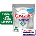 Platinum Dishwasher Pods, Dishwasher Detergent Soap Tabs, Fresh, 26 Count