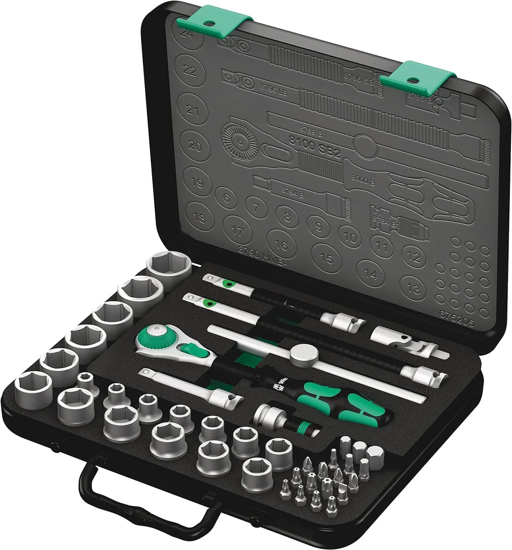 5003594001 8100 SB 2 3/8" Metric Ratchet Set ( Piece of 43)