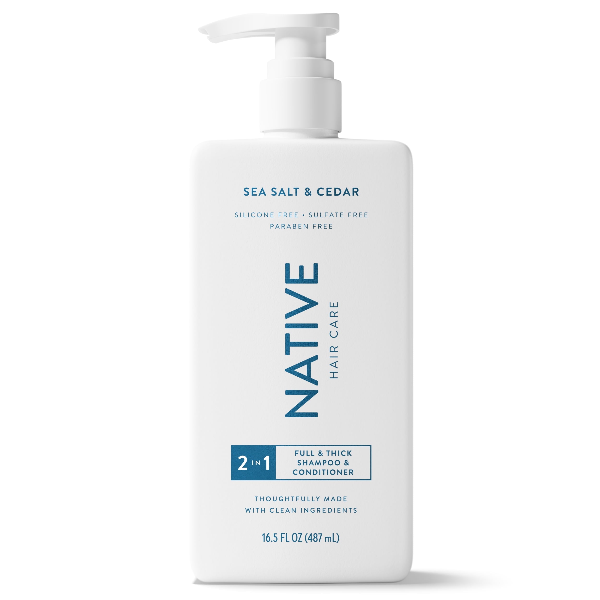 Full and Thick 2-in-1 Mens Shampoo and Conditioner Sea Salt and Cedar 16.5 fl oz