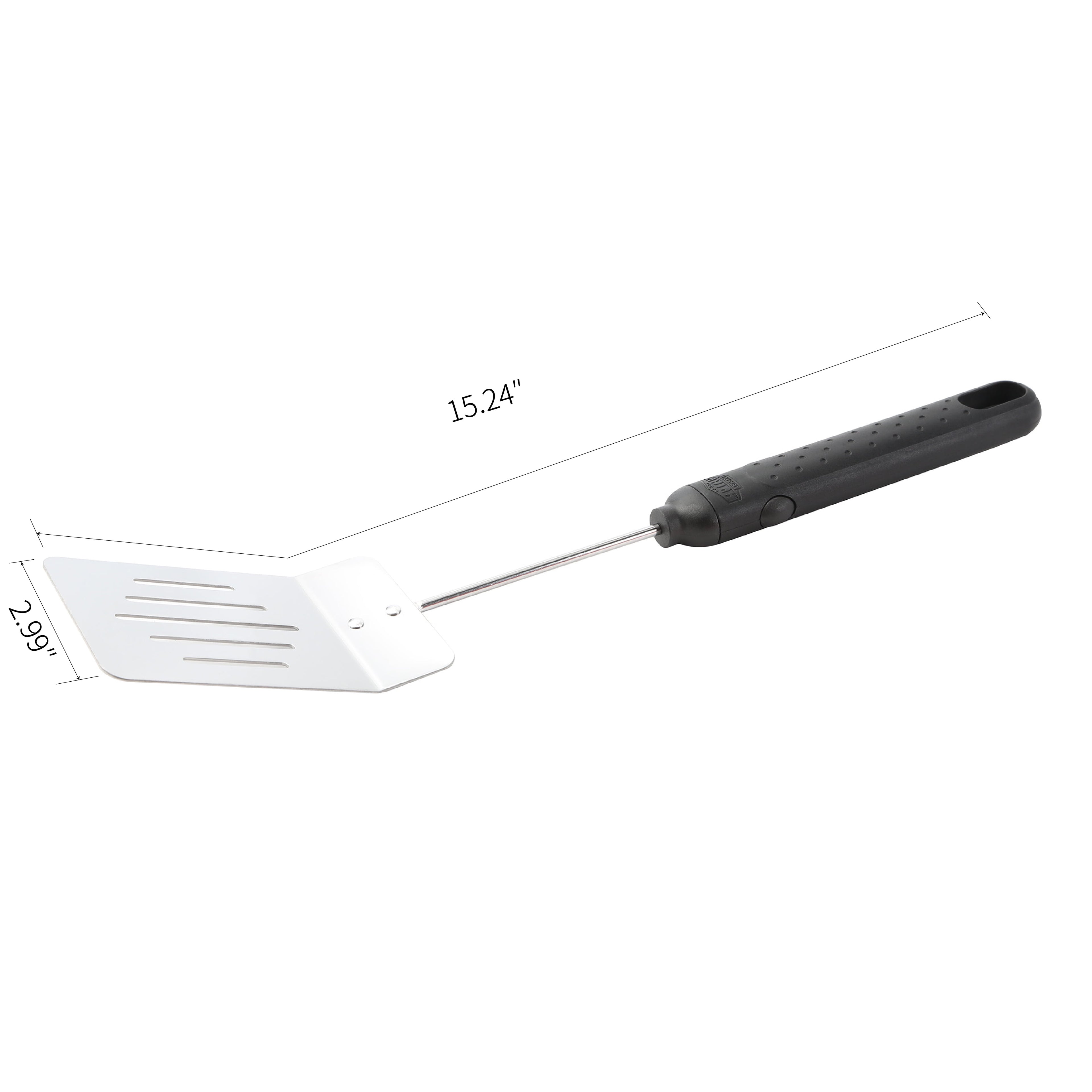 Expert Grill 15inch Stainless Steel Barbecue Spatula with Detachable Handle