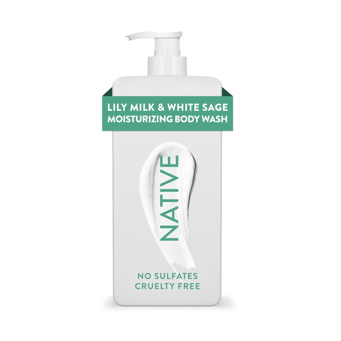 Lily Milk &amp; White Sage Moisturizing Body Wash 18oz