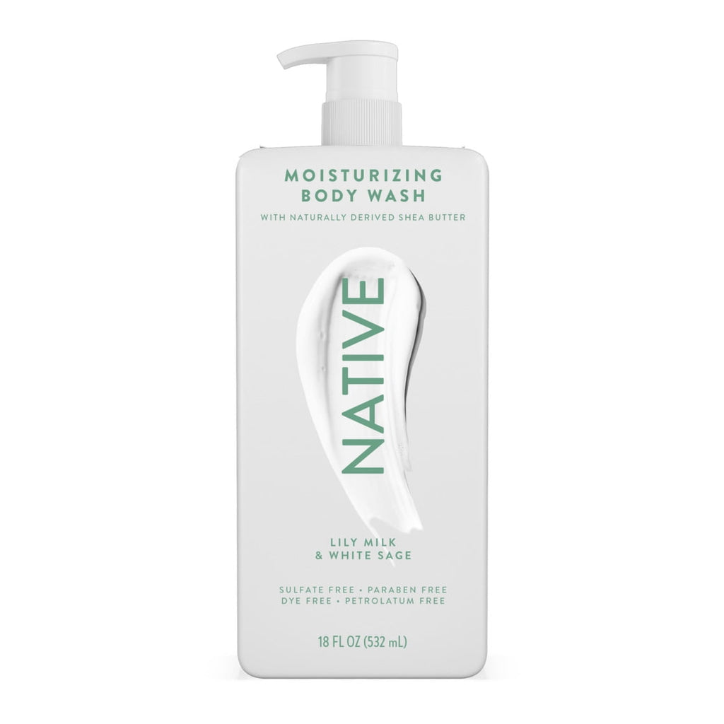 Lily Milk &amp; White Sage Moisturizing Body Wash 18oz