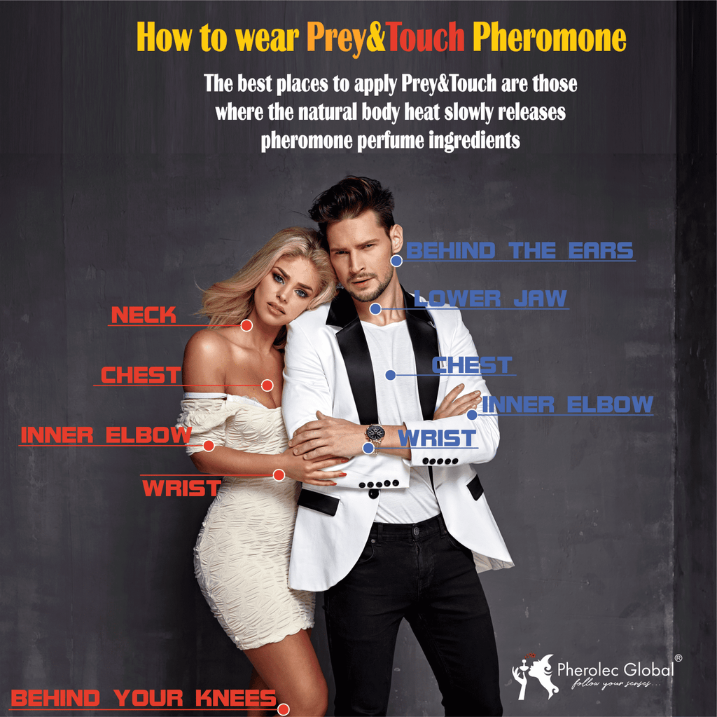 Prey&amp;Touch by Male Pheromone Perfume Oil Long-Lasting Mens Pheromone Cologne to Attract Women Essential Fragrance Essence Extra Strong 0.34 fl. oz Roll-On