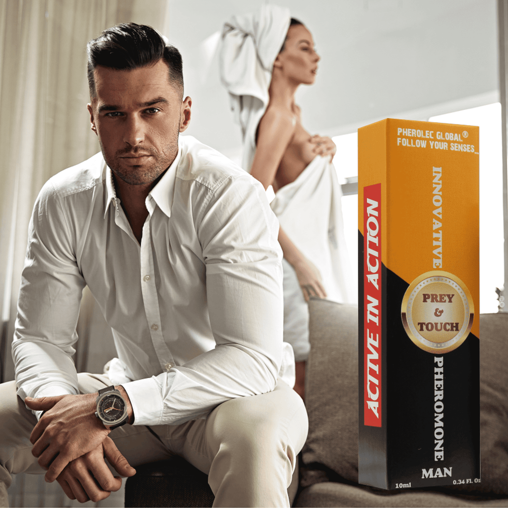 Prey&amp;Touch by Male Pheromone Perfume Oil Long-Lasting Mens Pheromone Cologne to Attract Women Essential Fragrance Essence Extra Strong 0.34 fl. oz Roll-On