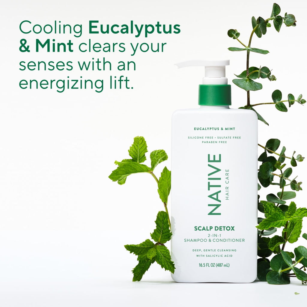 Scalp Detox Eucalyptus and Mint 2 in 1 Shampoo and Conditioner 16.5 fl oz