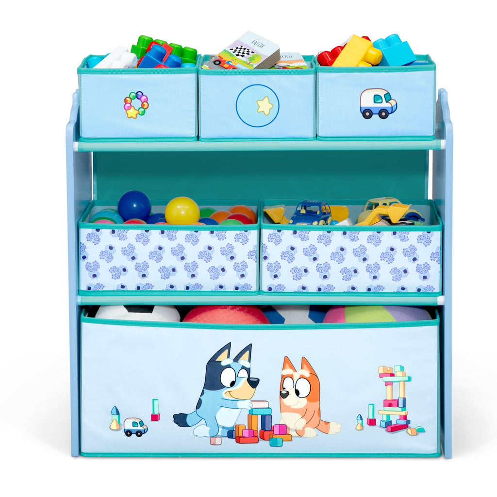 Design and Store 6 Bin Toy Storage Organizer by