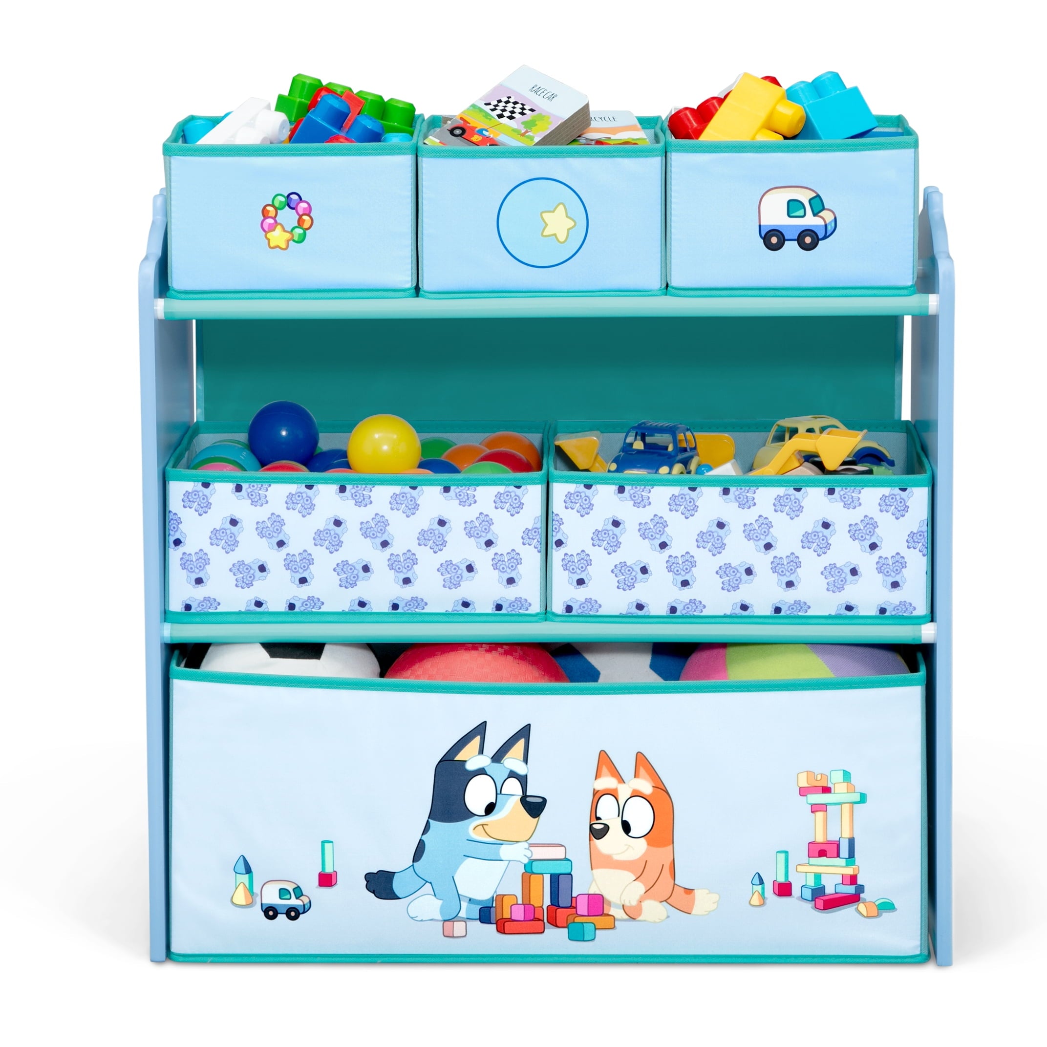 Design and Store 6 Bin Toy Storage Organizer by