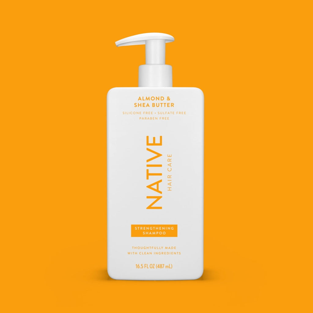Strengthening Shampoo, Almond &amp; Shea Butter, Sulfate &amp; Paraben Free, 16.5 oz