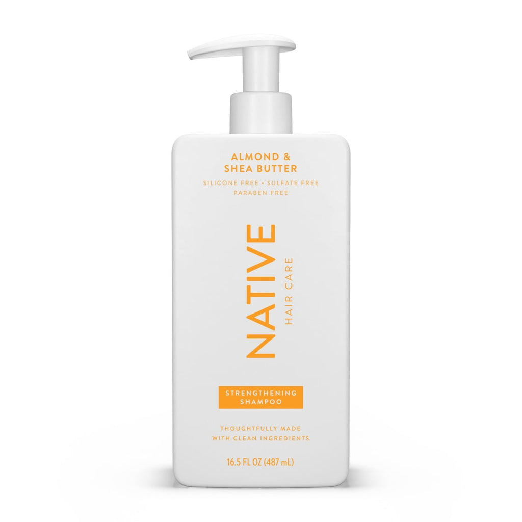 Strengthening Shampoo, Almond &amp; Shea Butter, Sulfate &amp; Paraben Free, 16.5 oz