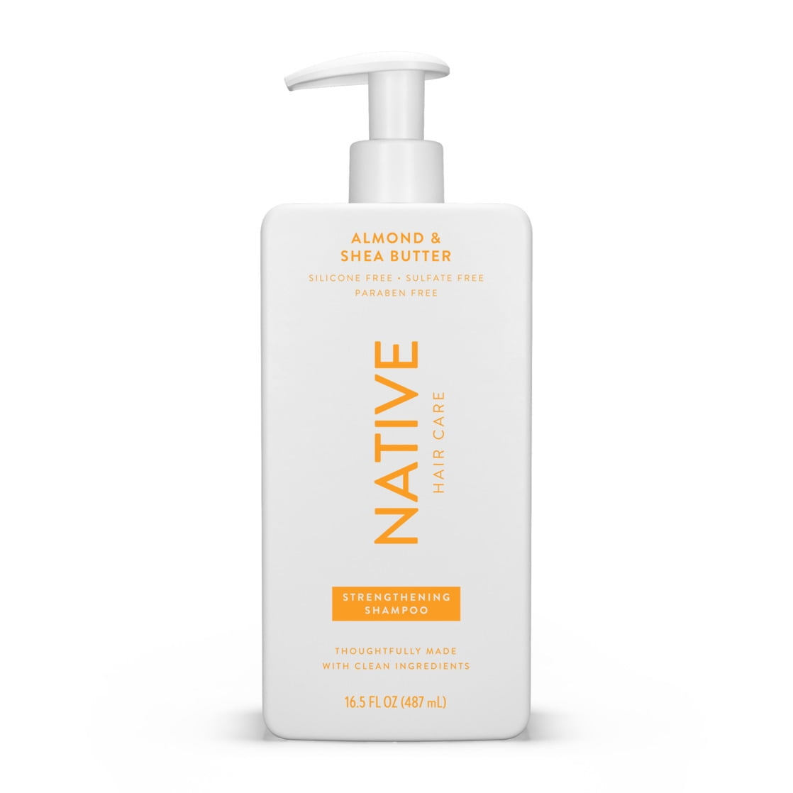 Strengthening Shampoo, Almond &amp; Shea Butter, Sulfate &amp; Paraben Free, 16.5 oz