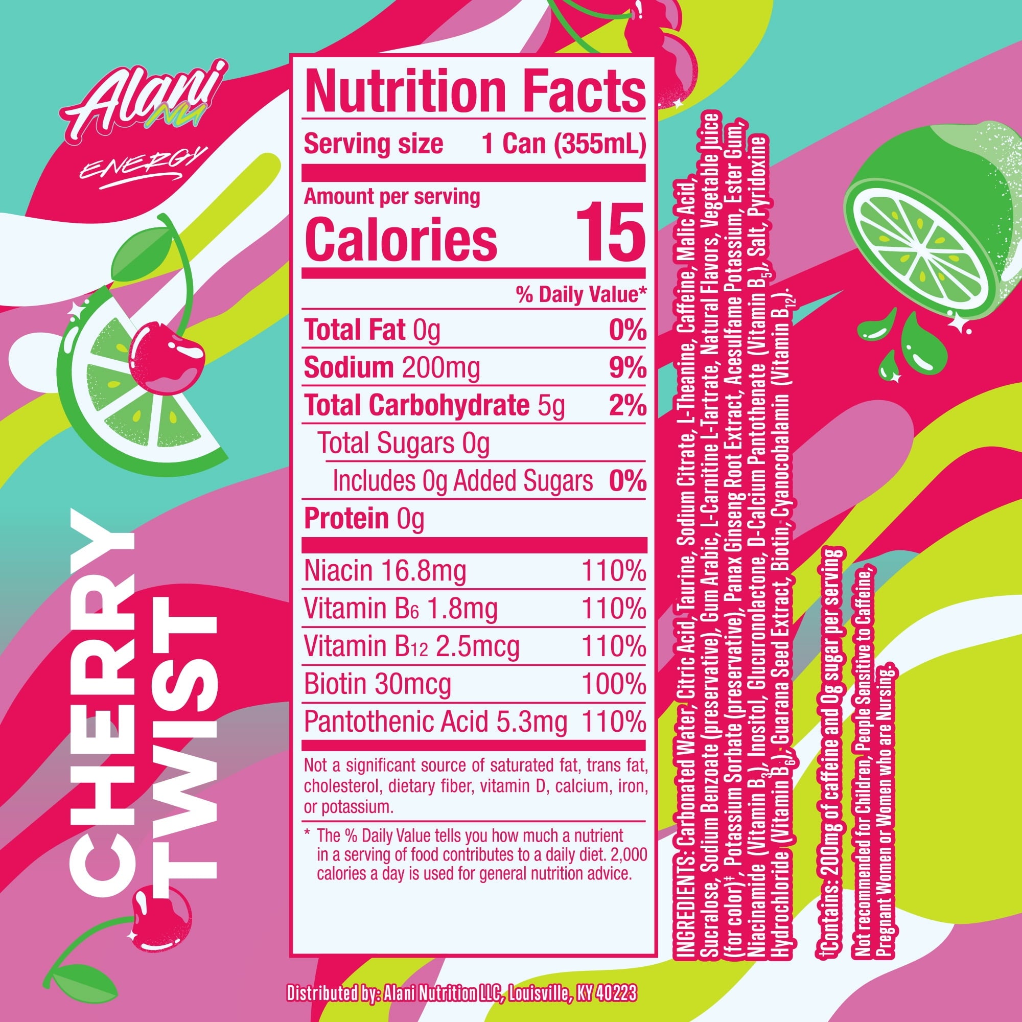 Cherry Twist, 12 fl oz, Single Can