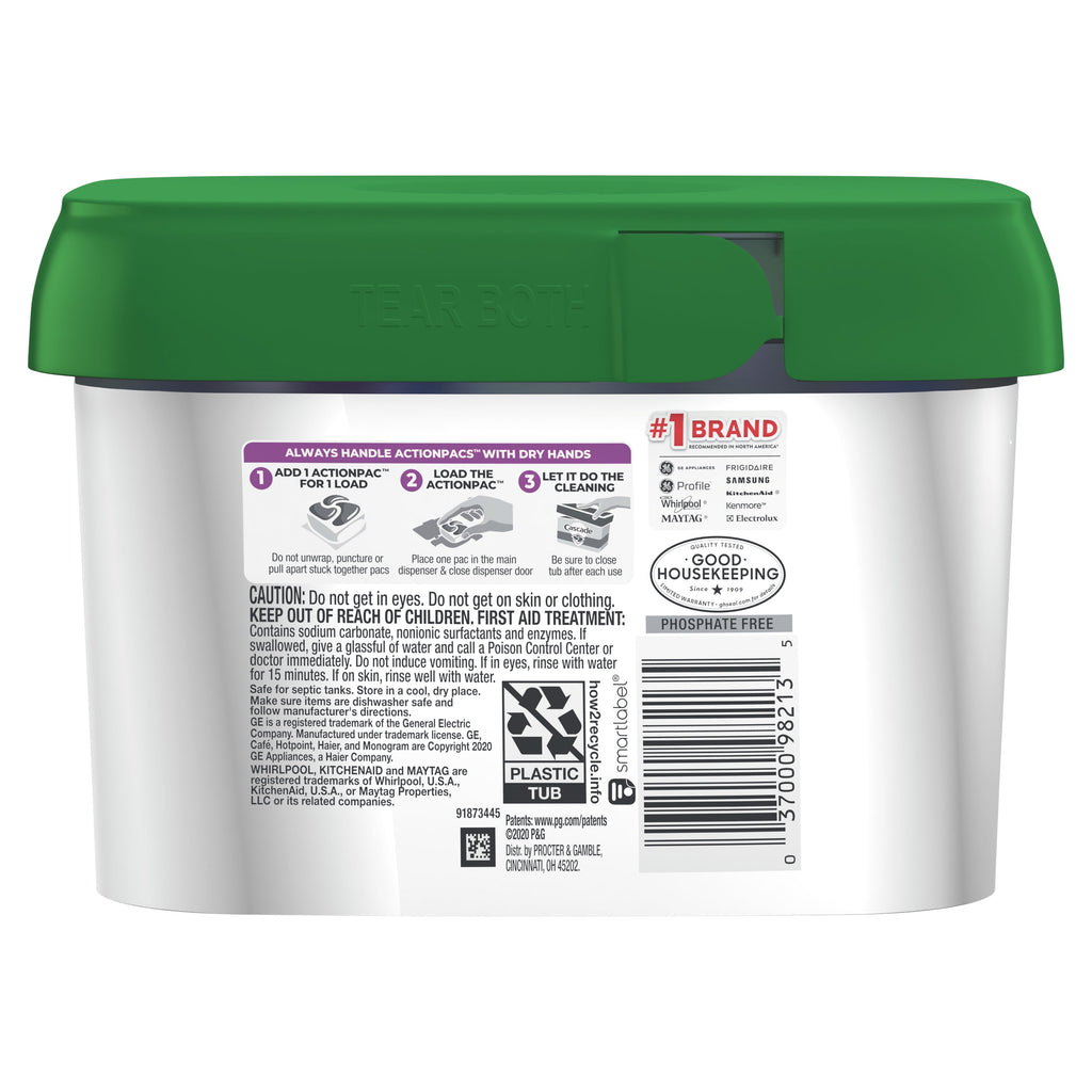 Platinum ActionPacs Dishwasher Detergent, Fresh Scent, 32 Count
