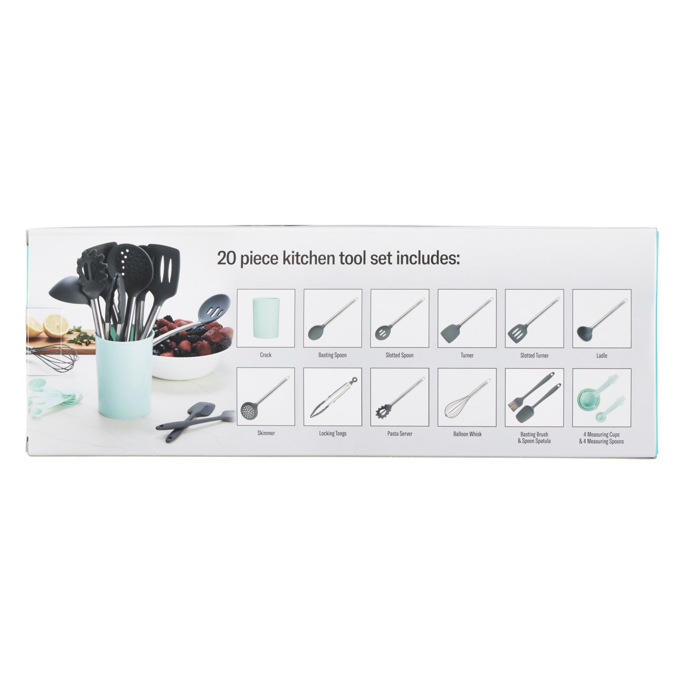 PRO 20 Piece Kitchen Tools &amp; Gadget with Crock Set