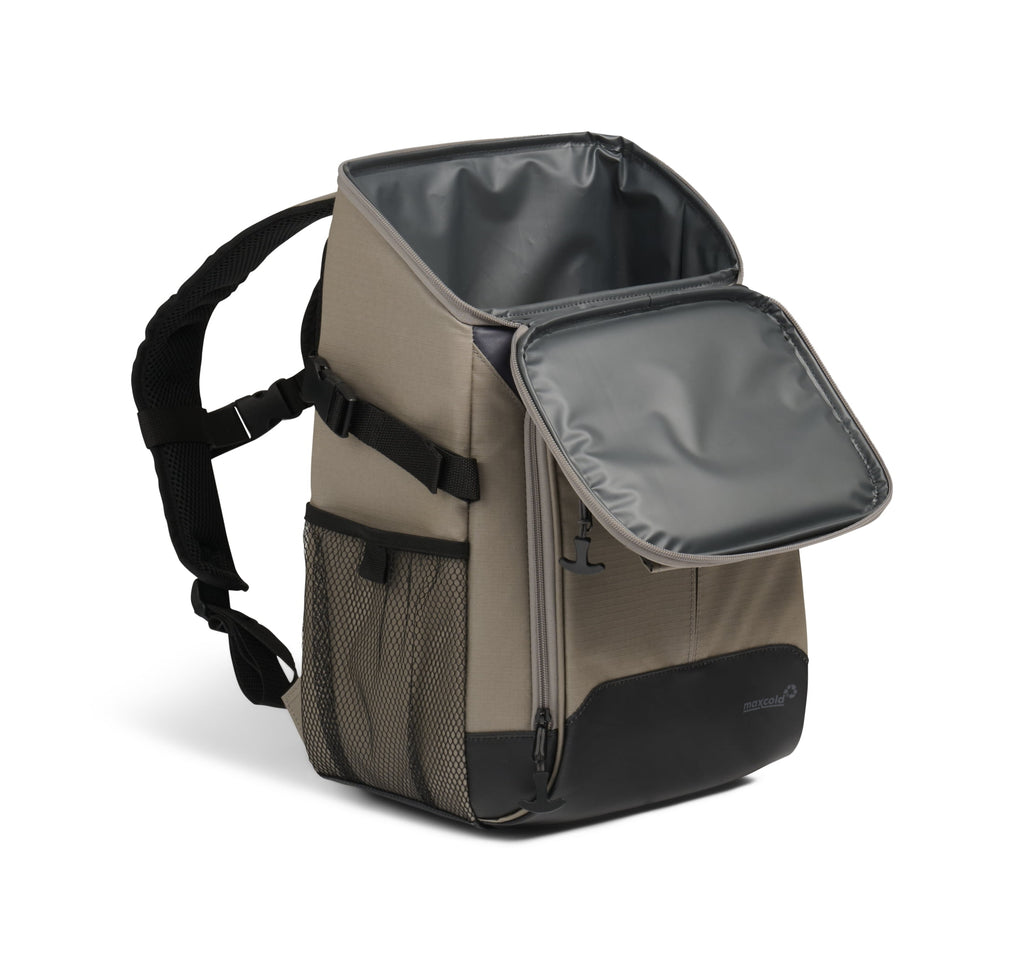 Igloo Trek Backpack Soft-Sided Cooler with 24 Can Capacity in Sandstone Tan