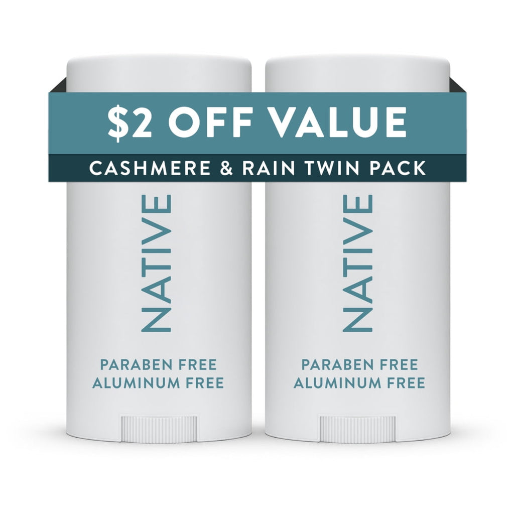 Twin Pack Cashmere &amp; Rain Deodorant, 2 Count, 2.3 oz