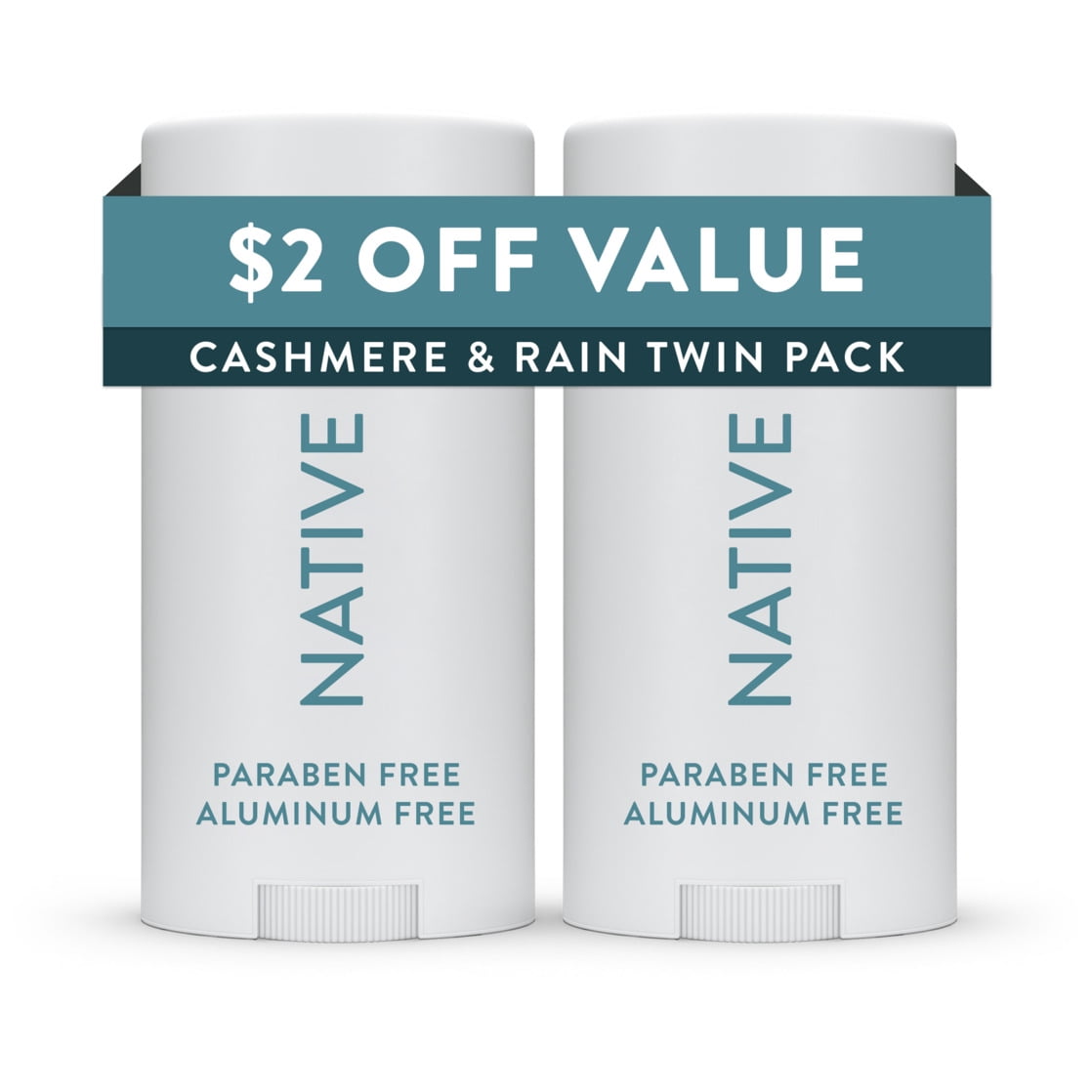 Twin Pack Cashmere &amp; Rain Deodorant, 2 Count, 2.3 oz