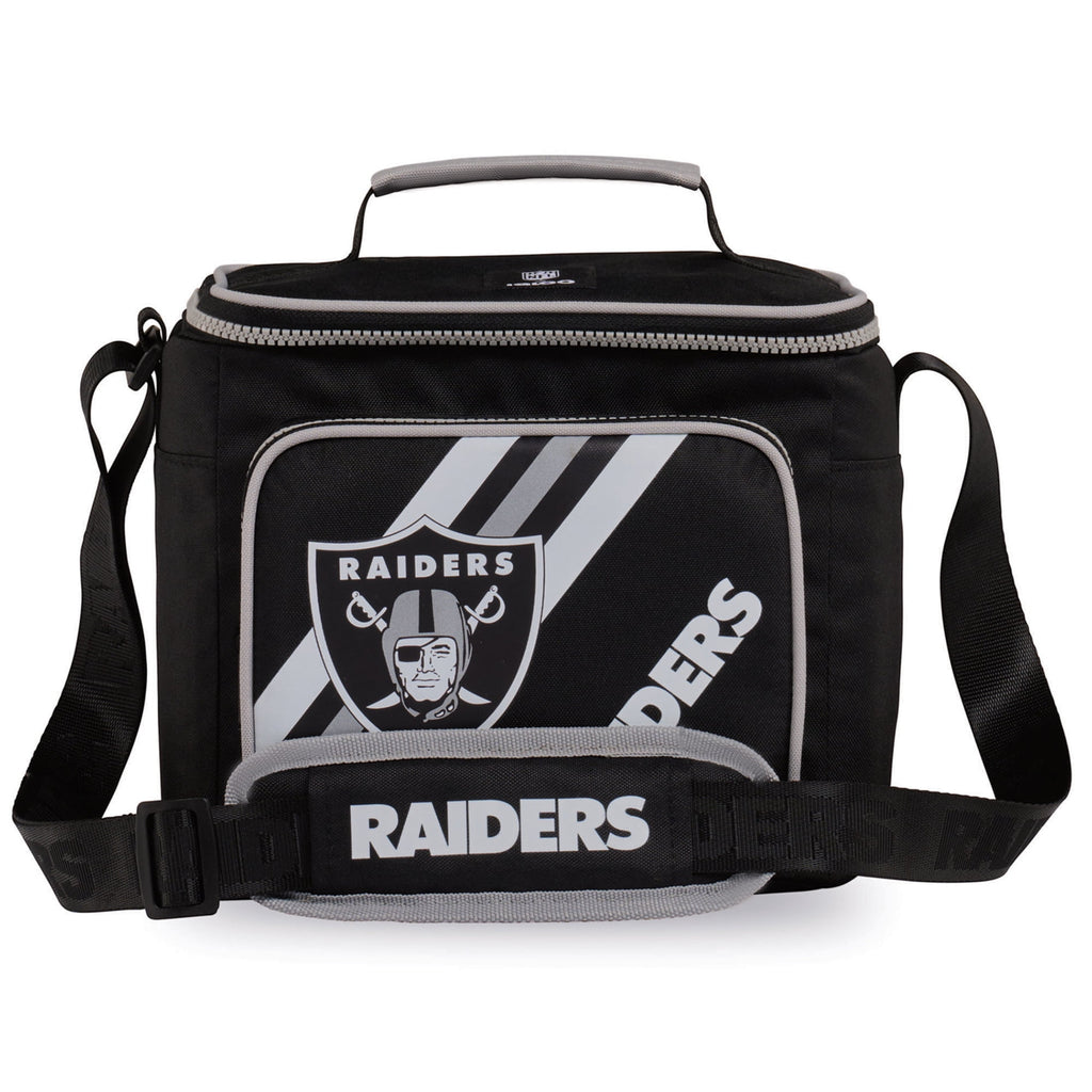Las Vegas Raiders Square Lined 4-Pack Cooler