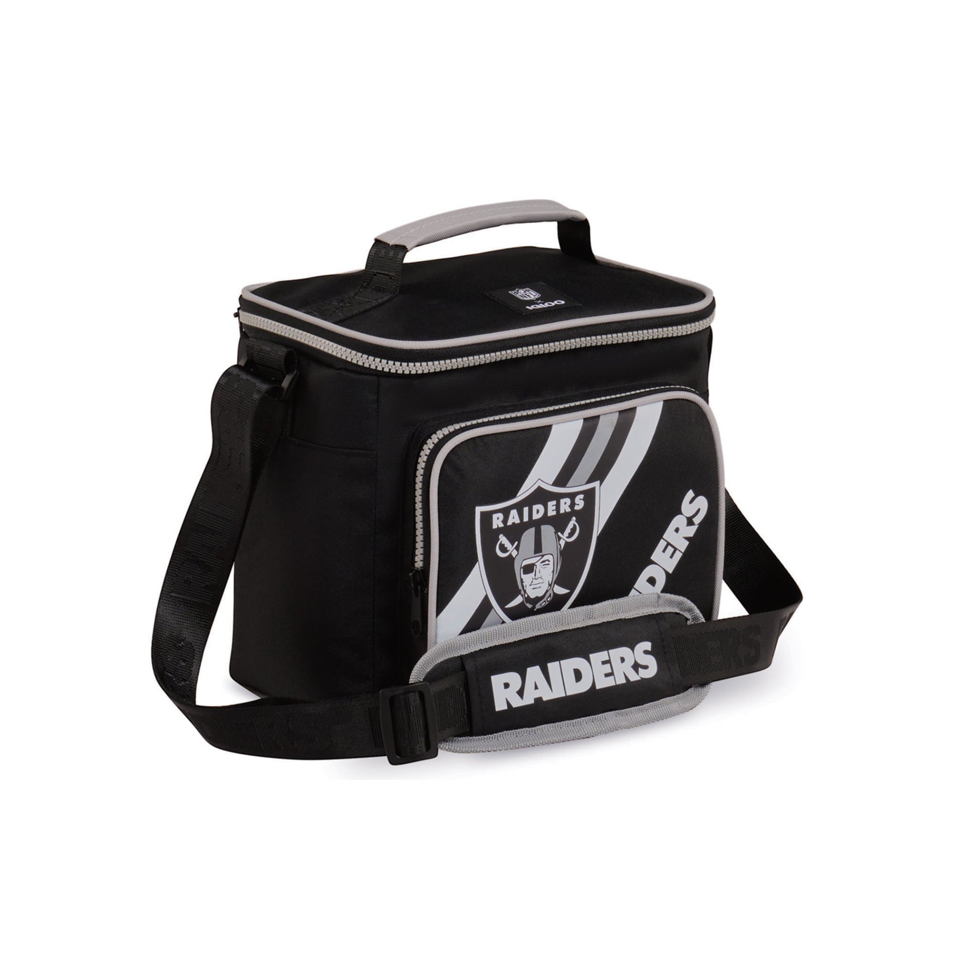 Las Vegas Raiders Square Lined 4-Pack Cooler