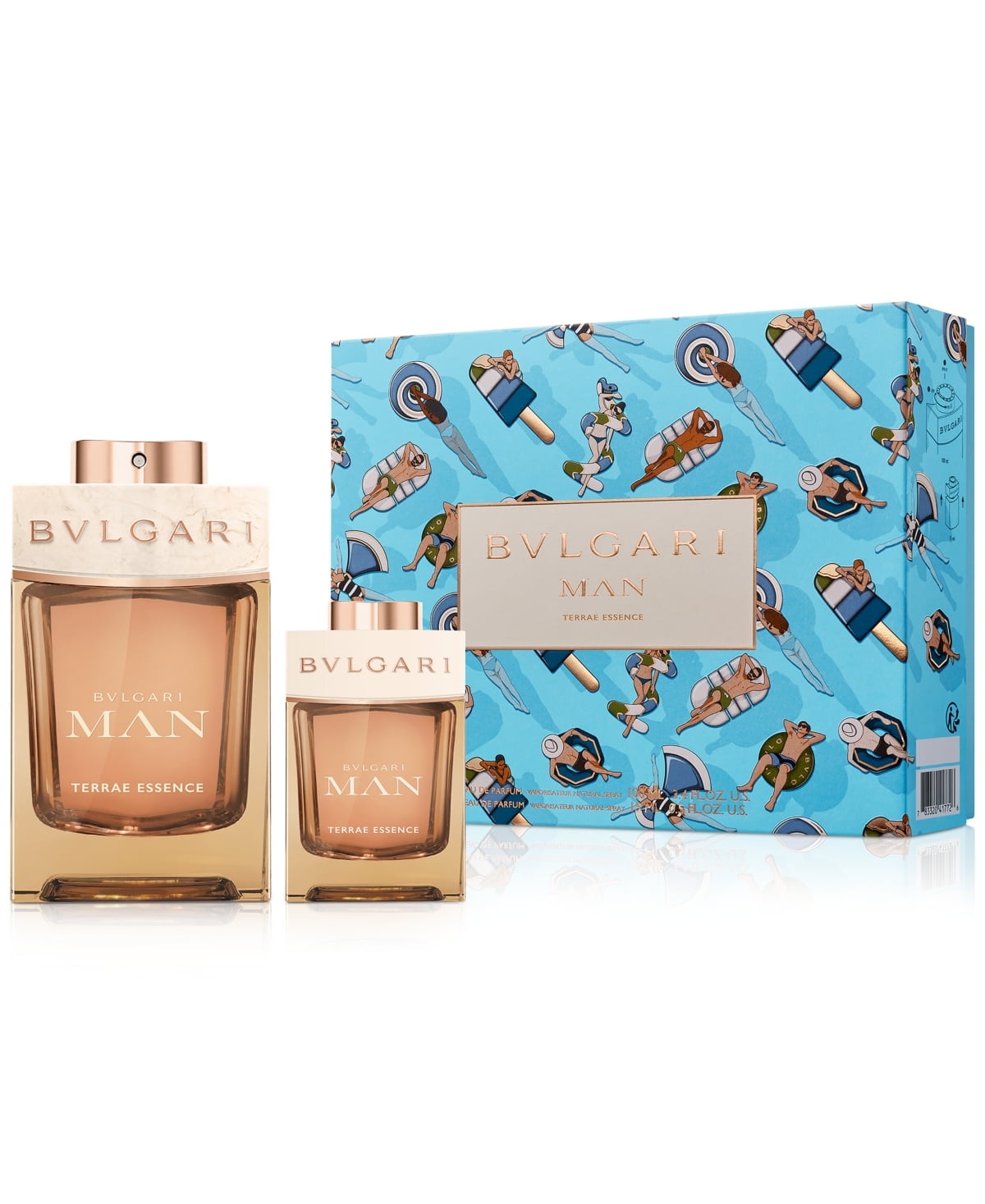 Terrae Essence, 2 Pc Gift Set 3.4oz EDP Spray, 0.5oz EDP Spray