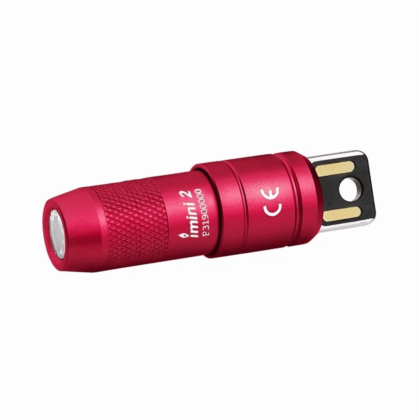 IMINI 2 EDC Rechargeable Flashlight 50 Lumens Compact and Portable Mini Light for Everyday Carry and Emergencies (OD Green)