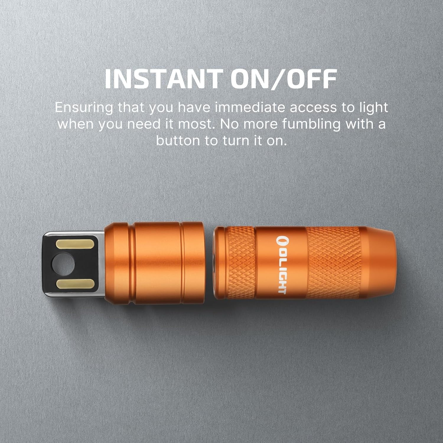 IMINI 2 EDC Rechargeable Flashlight 50 Lumens Compact and Portable Mini Light for Everyday Carry and Emergencies (OD Green)