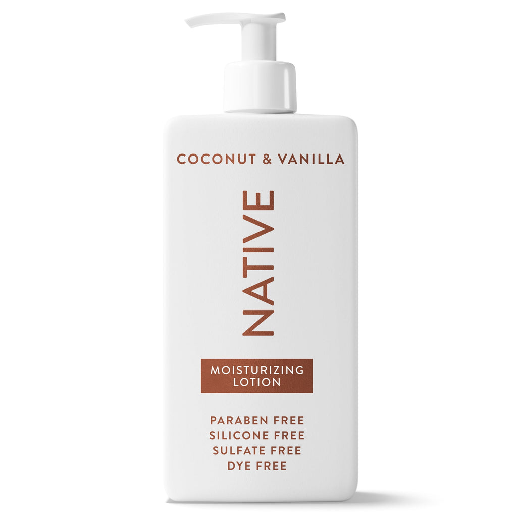 (6 pack) Native Lotion, Moisturizing, Paraben Free, Coconut &amp; Vanilla, for Women and Men, 16.5 fl oz