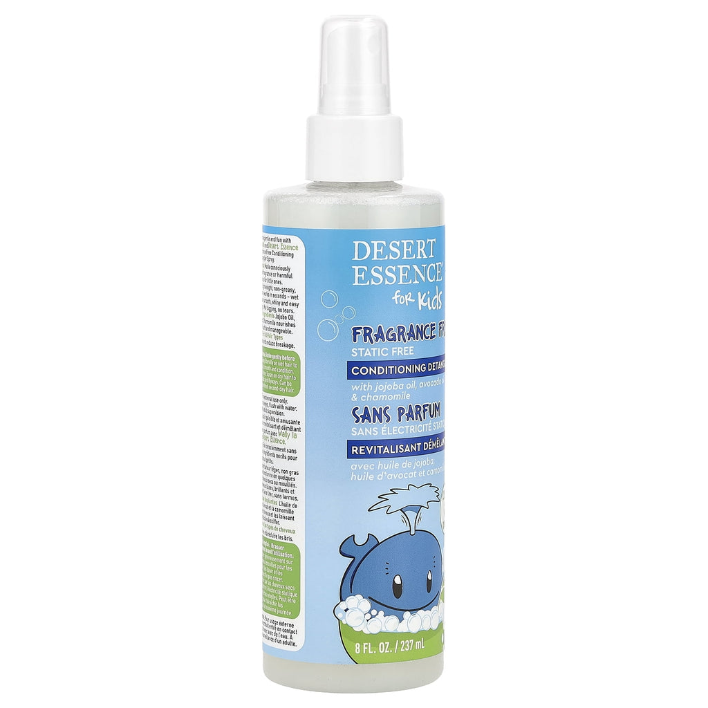 Kids, Conditioning Detangler, Fragrance Free, 8 fl oz (237 ml)