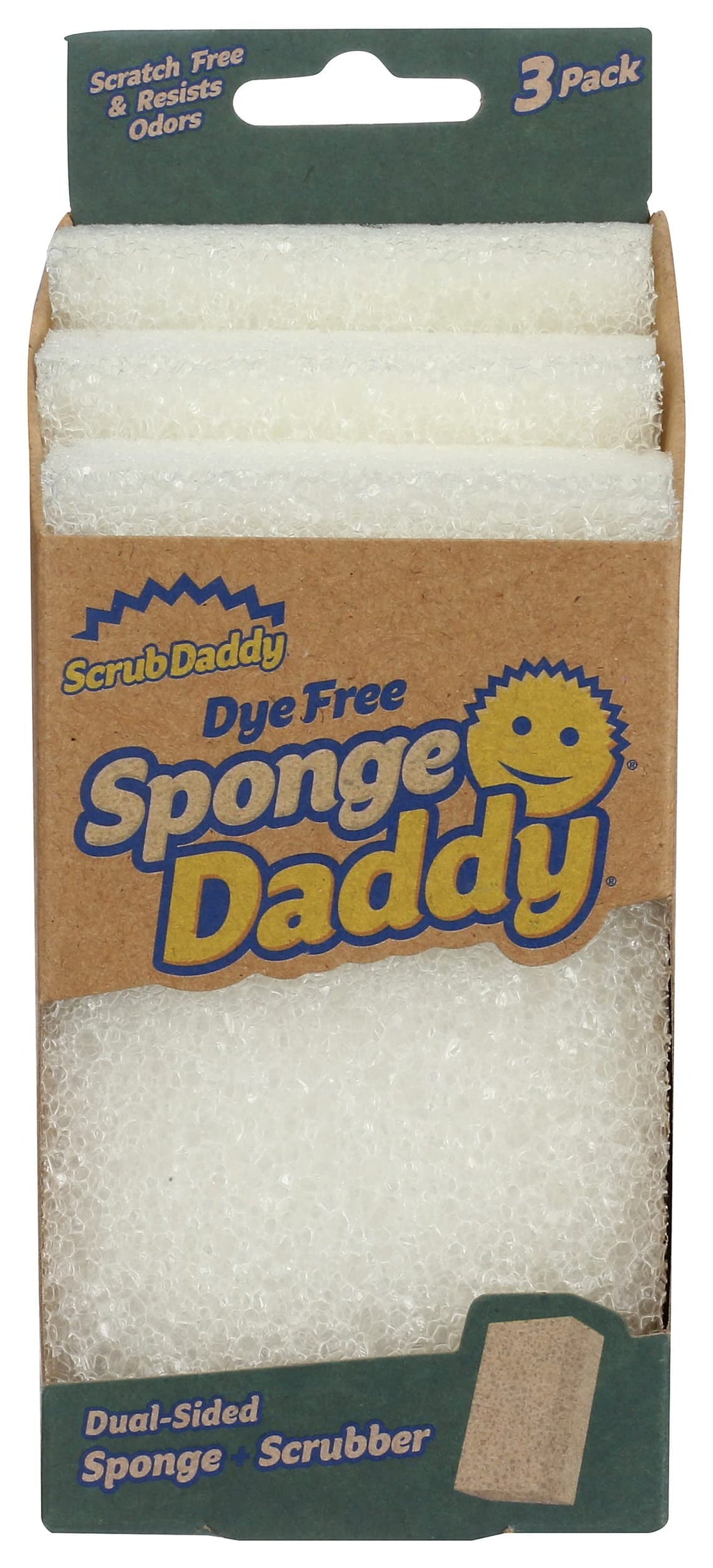 Dye Free Sponge Daddy 3 Count, 3 Ct
