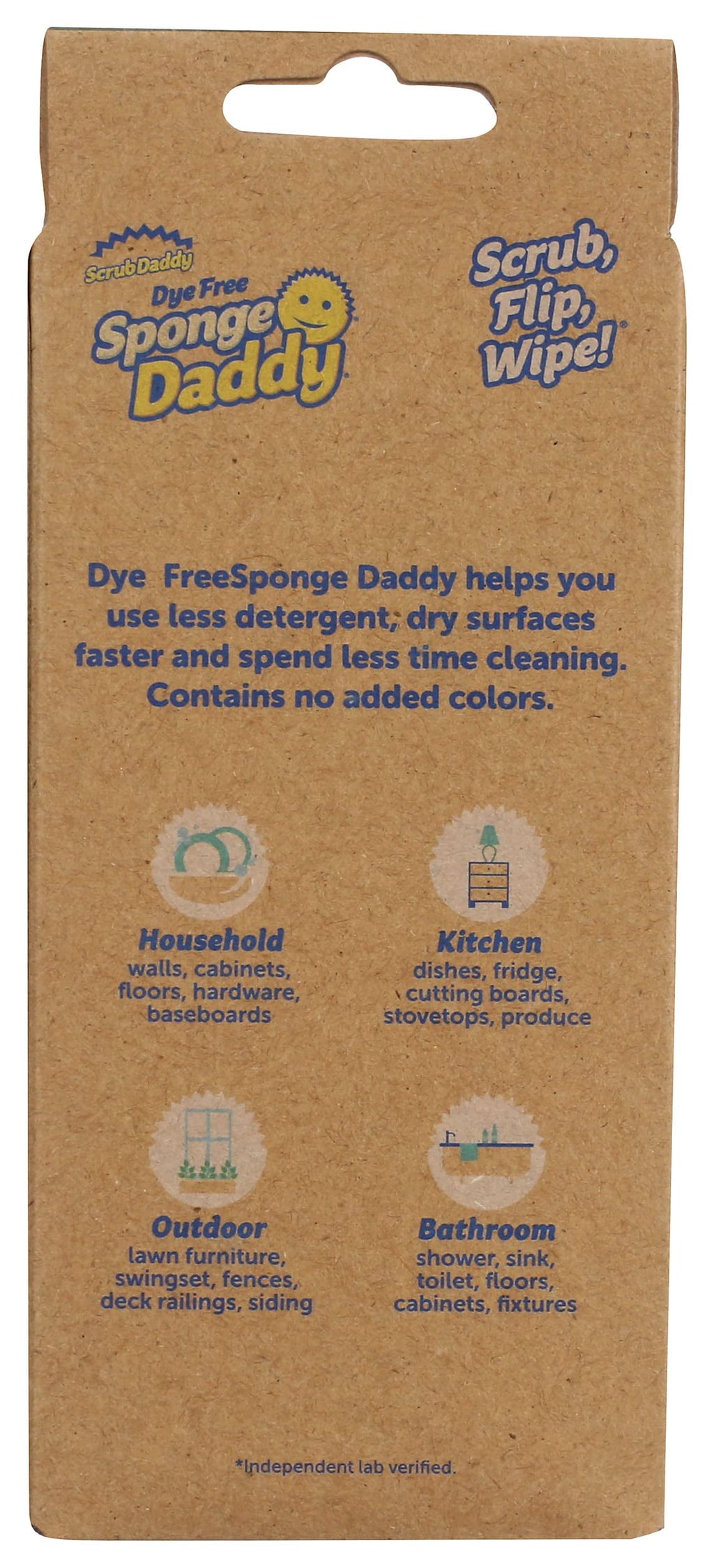 Dye Free Sponge Daddy 3 Count, 3 Ct