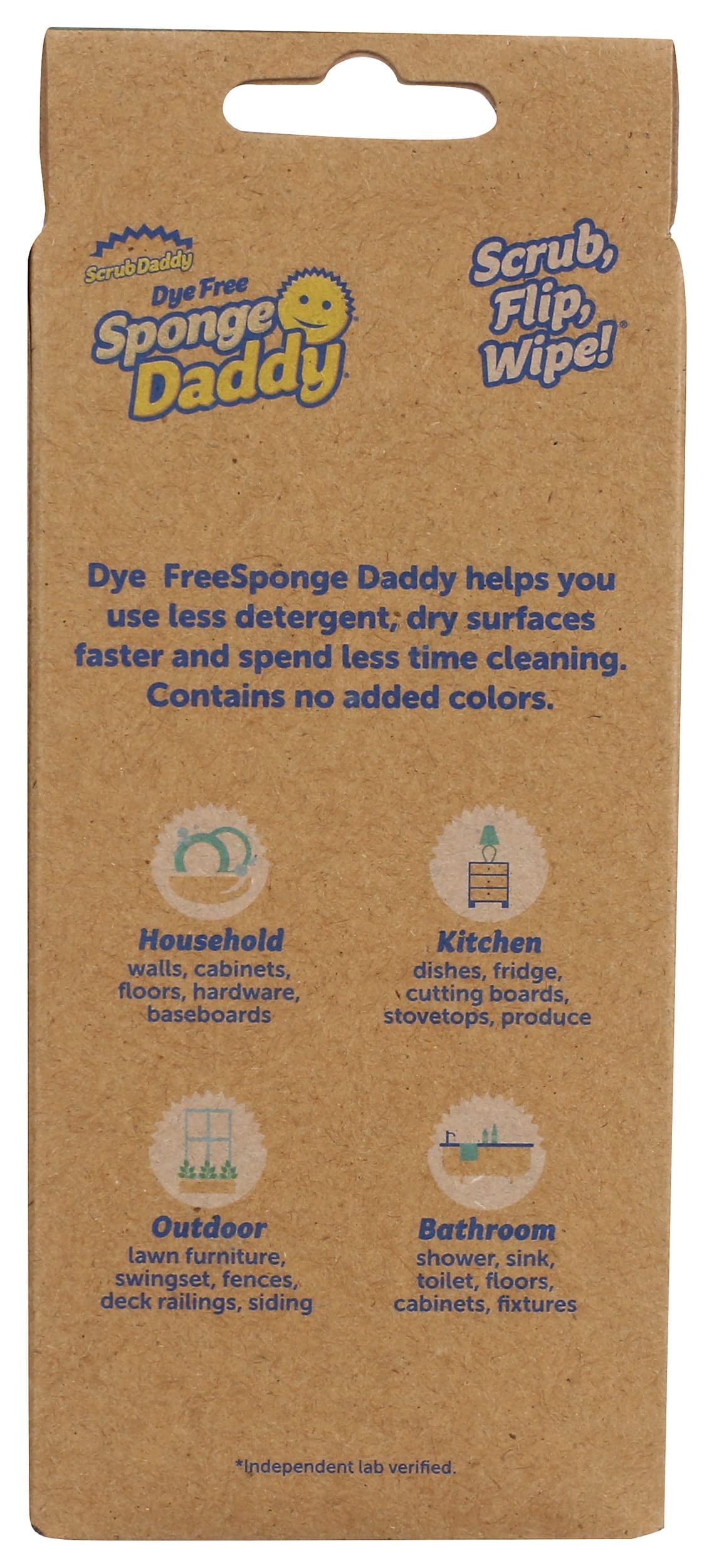 Dye Free Sponge Daddy 3 Count, 3 Ct