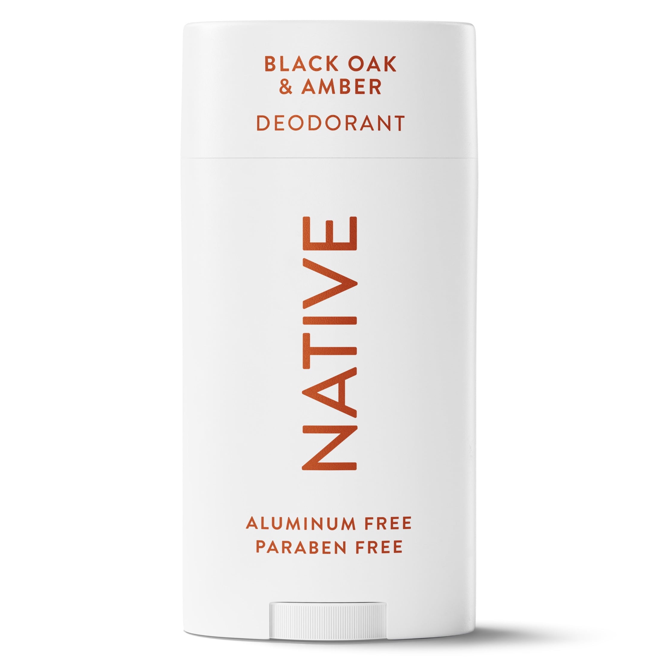 Aluminum Free Deodorante For Men, 72 Hour Solid Deodorant Stick, Black Oak &amp; Amber, 3.1oz
