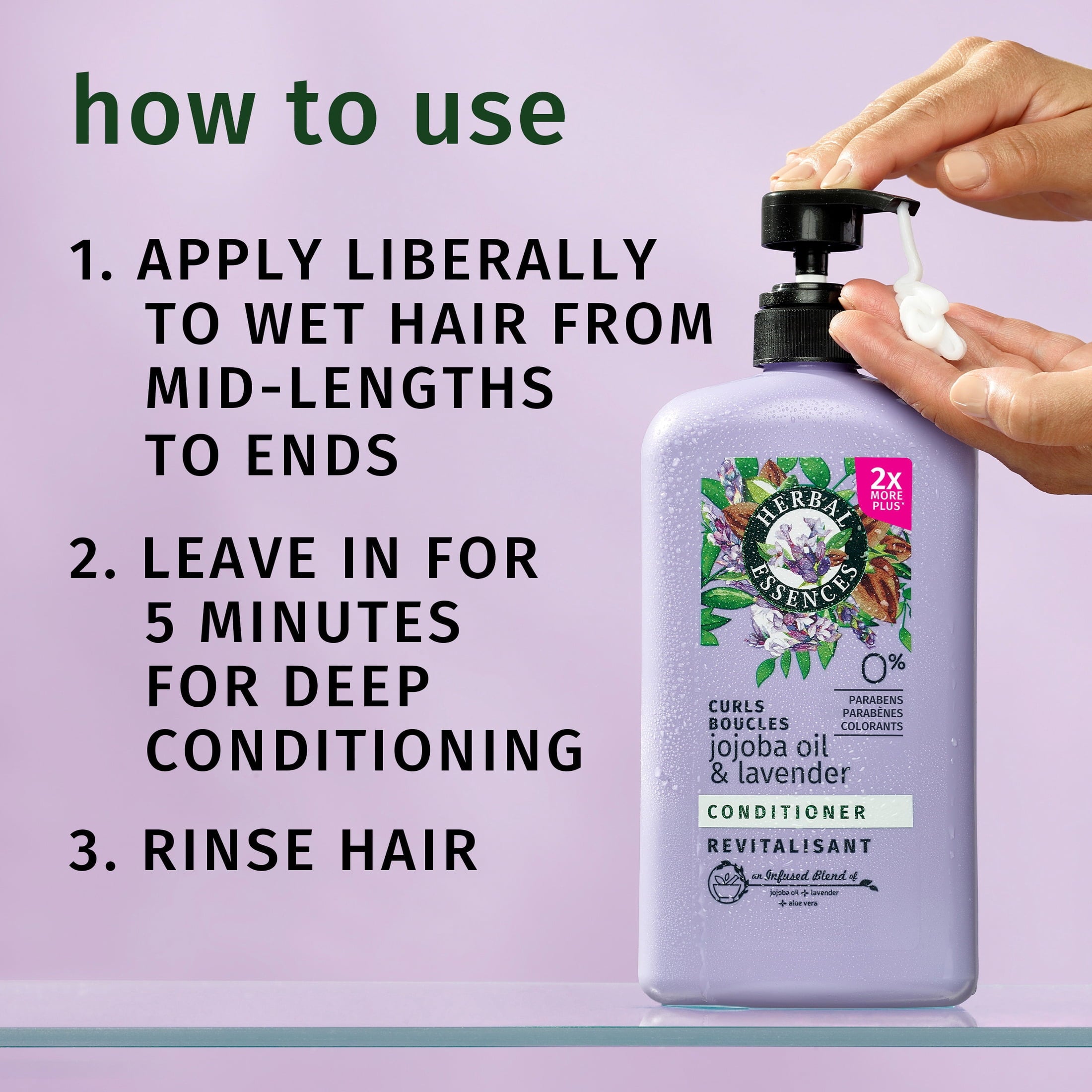 Jojoba Oil and Lavender Curls Conditioner, 33.8 fl oz