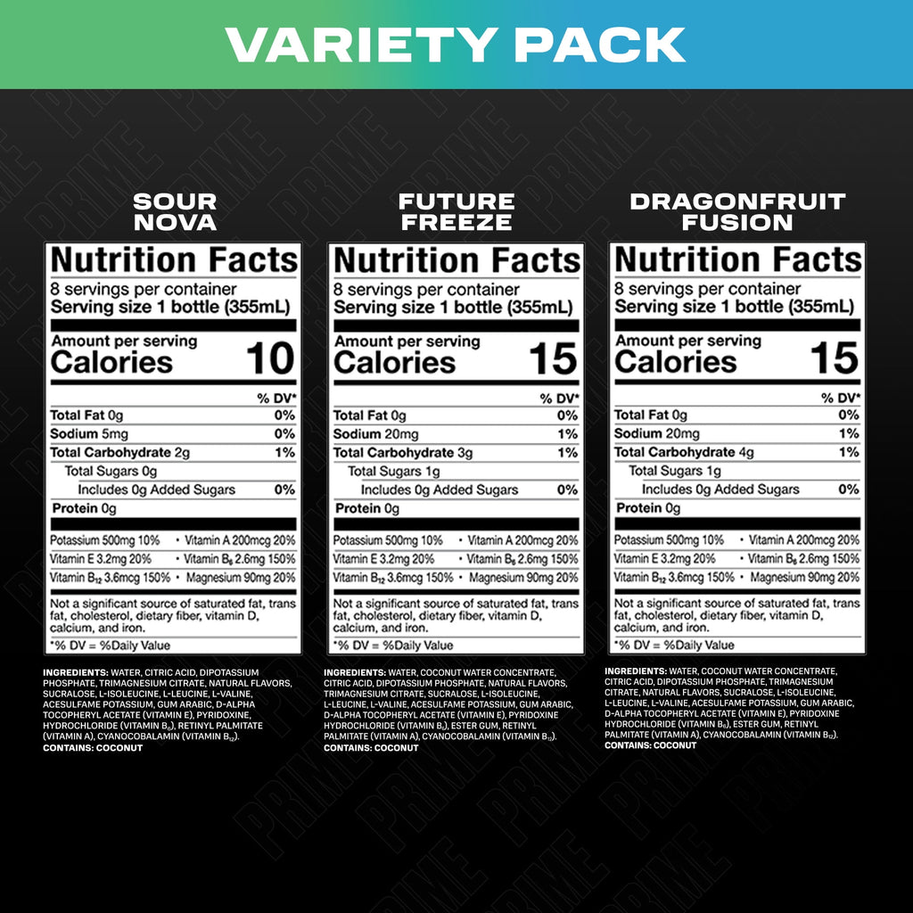 Sports Drink, Variety Pack, Future Freeze, Orange Swirl, Dragonfruit Fusion, 12 fl oz, Bottles