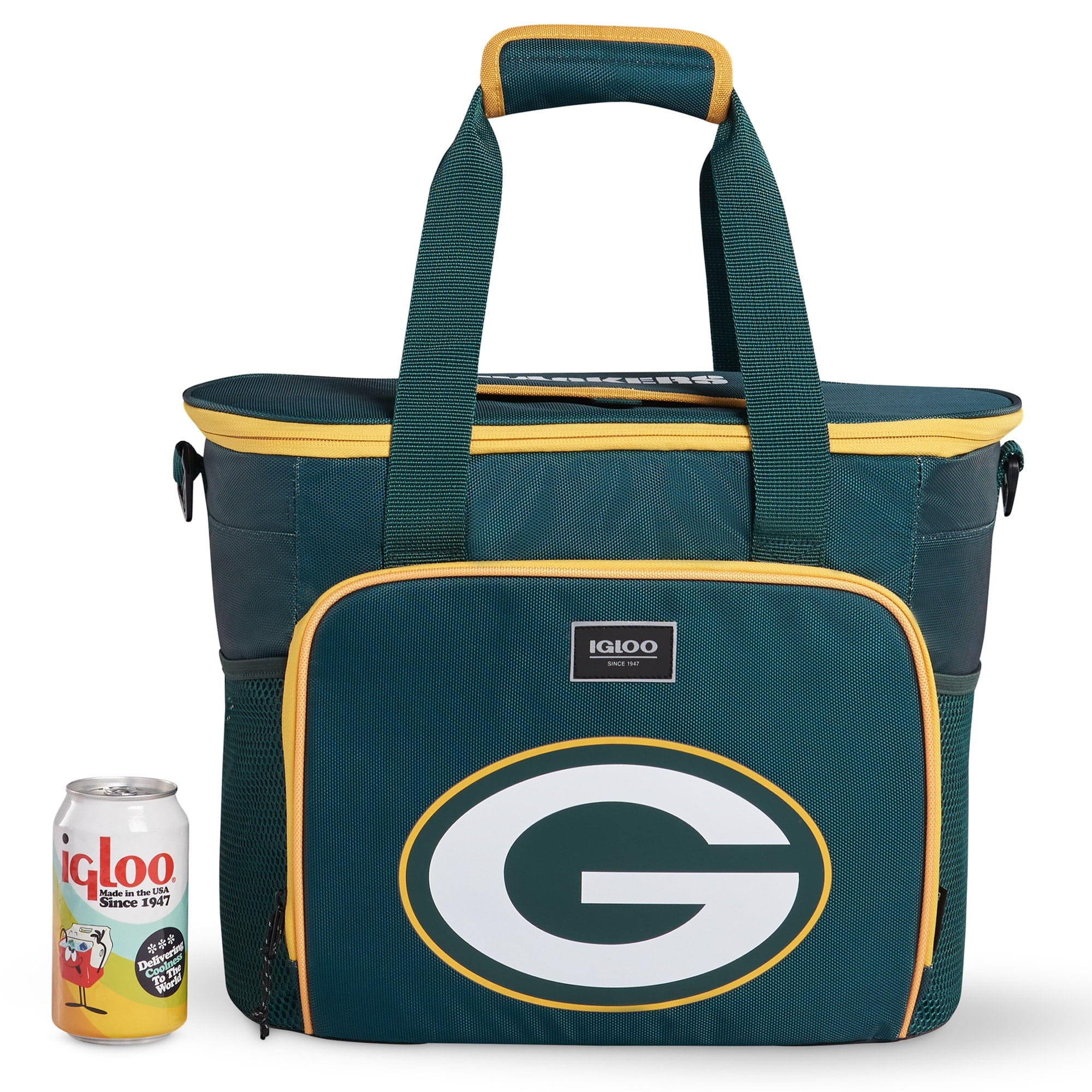 Green Green Bay Packers 28-Can Tote Cooler